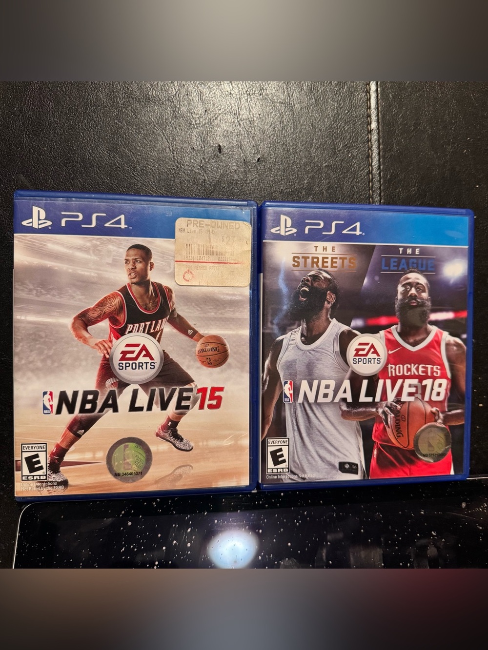 PS4 NBA Live 15 & NBA Live 18 Video Games